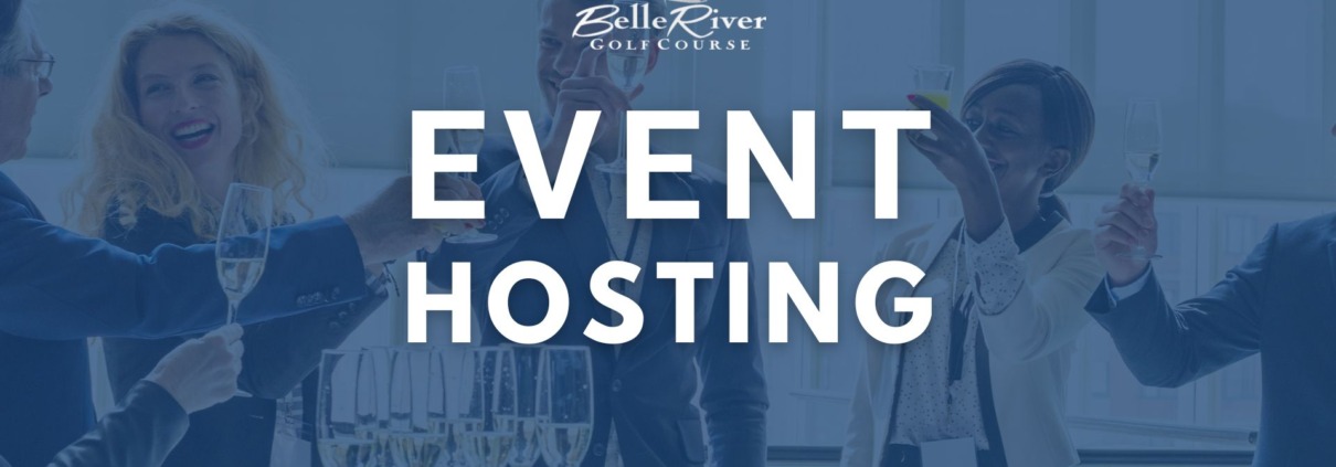 Event hosting banner with a cityscape background.
