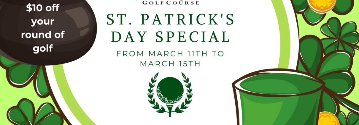 St. Patrick's Day special featuring Irish music and green beer.
