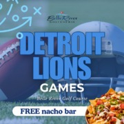 Detroit Lions games promotion with free nachos.