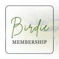 "Birdie membership promotional graphic design"